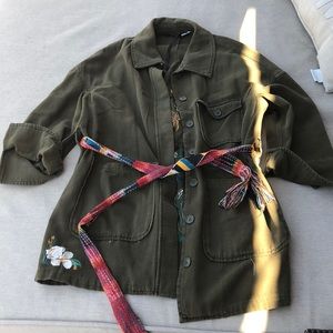 Zara embroidered jacket